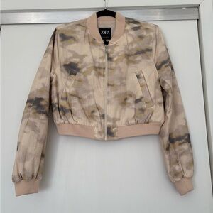 Zara Women's Multicolor Bomber Jacket